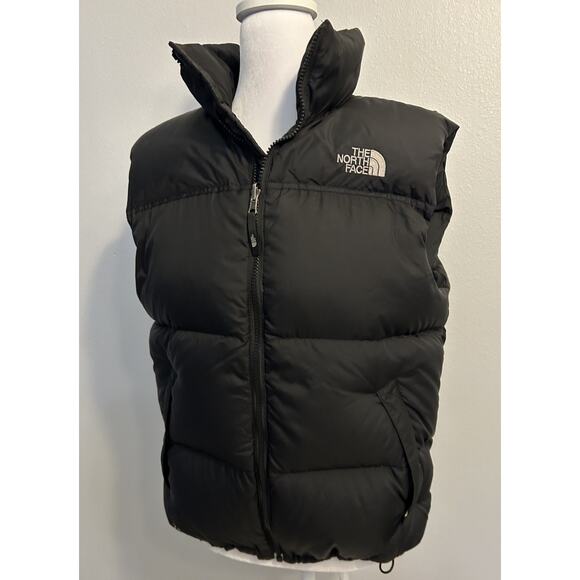 North Face 700 Nuptse Puffer Vest Black Quilted Goose Down Gorpcore Hiking Men S - Picture 10 of 16